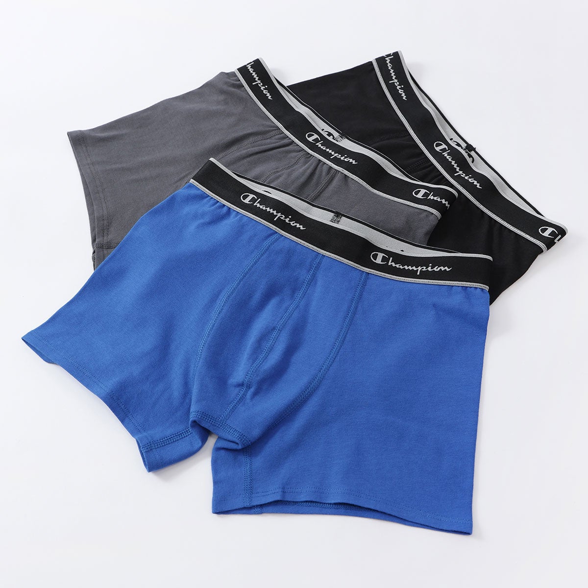 3枚セット】Champion メンズ ボクサーパンツ 抗菌防臭 前閉じ Cotton