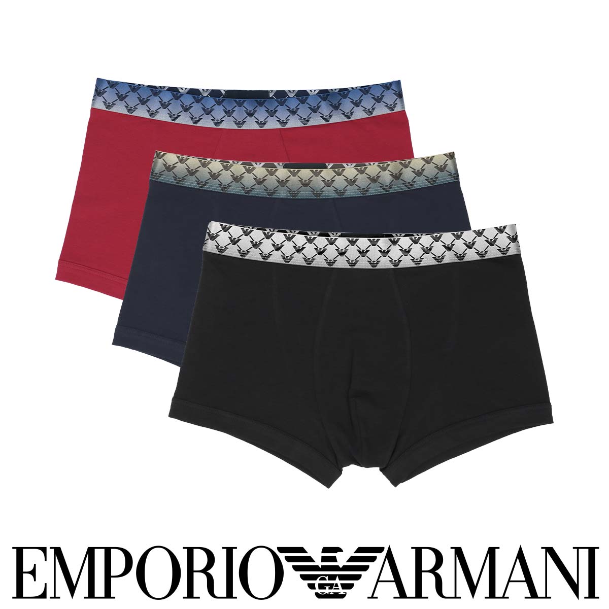 EMPORIO ARMANI SHINY LOGOBAND シャイニー ロゴバンド オーガニック