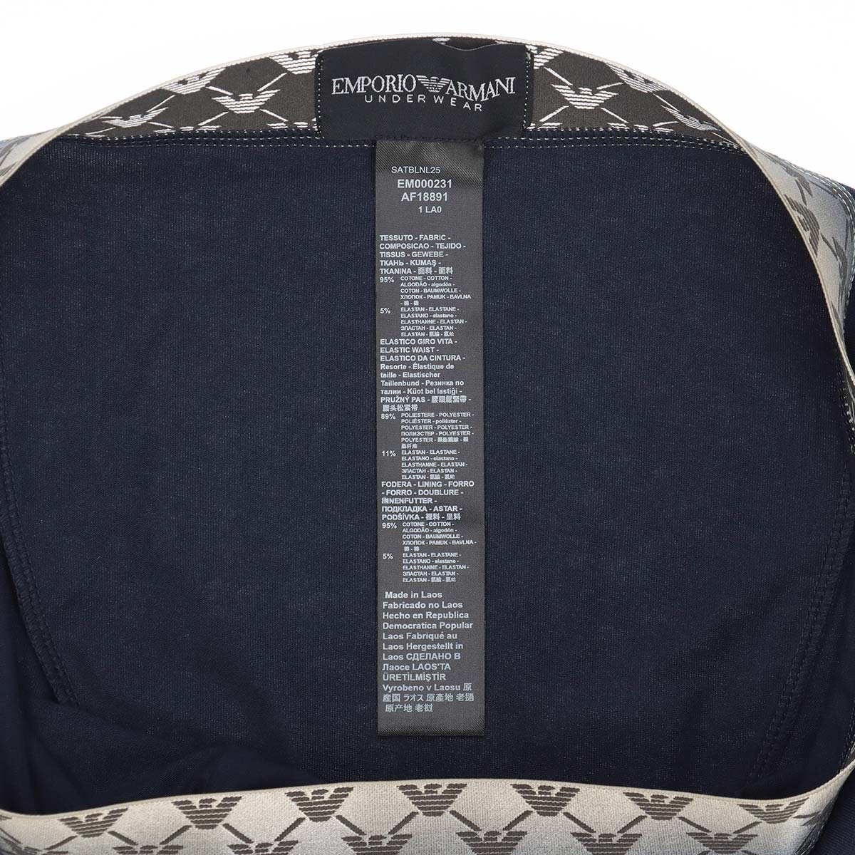 EMPORIO ARMANI SHINY LOGOBAND シャイニー ロゴバンド オーガニック