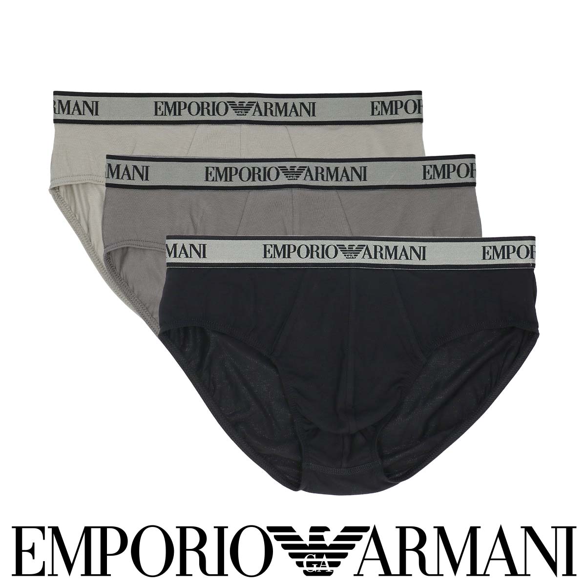EMPORIO ARMANI CORE LOGOBAND ストレッチコットン コア ロゴバンド