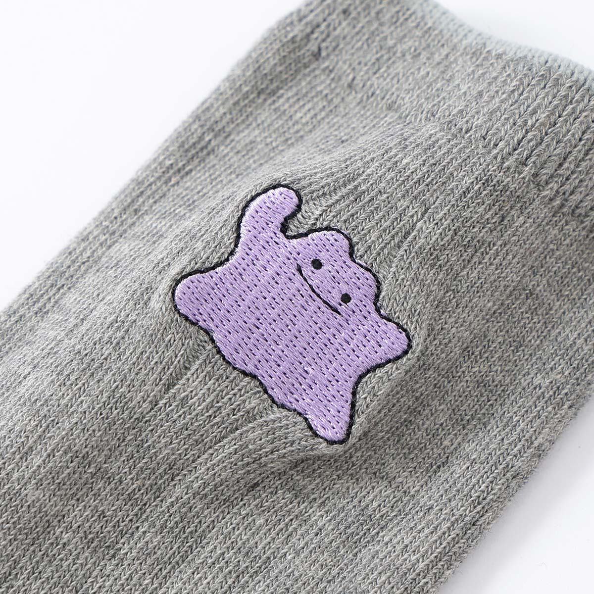 ポケモン メタモン ワンポイント リブ クルー丈 ソックス キッズ