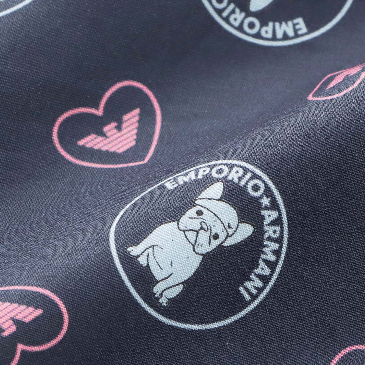 EMPORIO ARMANI HEART＆DOG ハート＆ドッグ コットン ウーブン