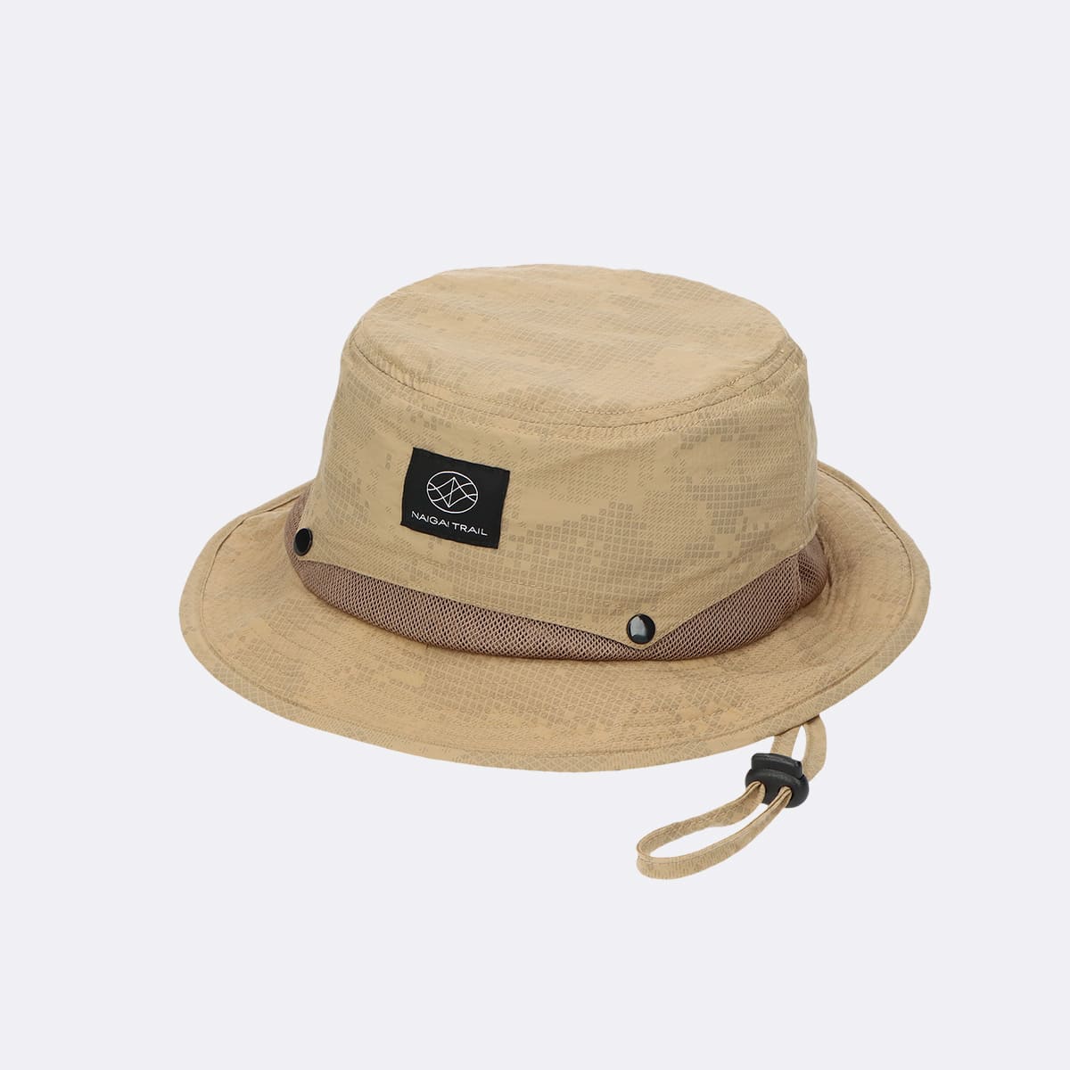 NAIGAI TRAIL 登山 メッシュ撥水 バケットハット デジタルカモ柄