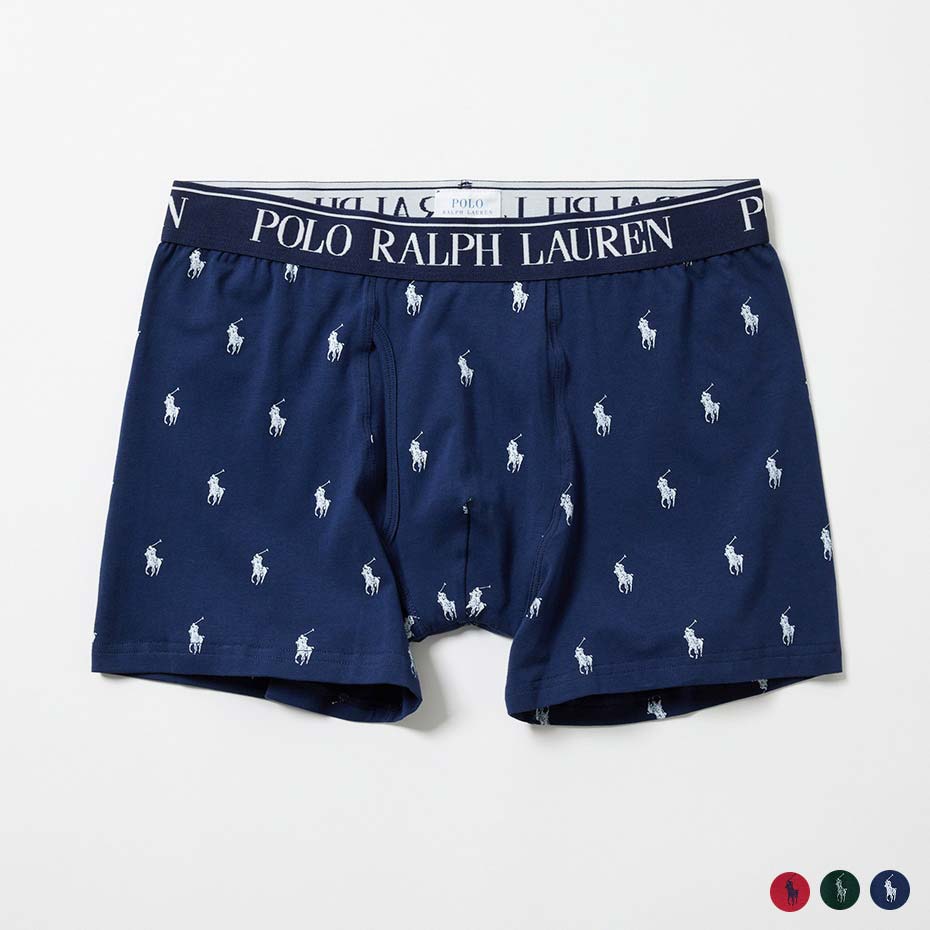 POLO RALPH LAUREN PPプリント ボクサーパンツ メンズ 前開き 80035101