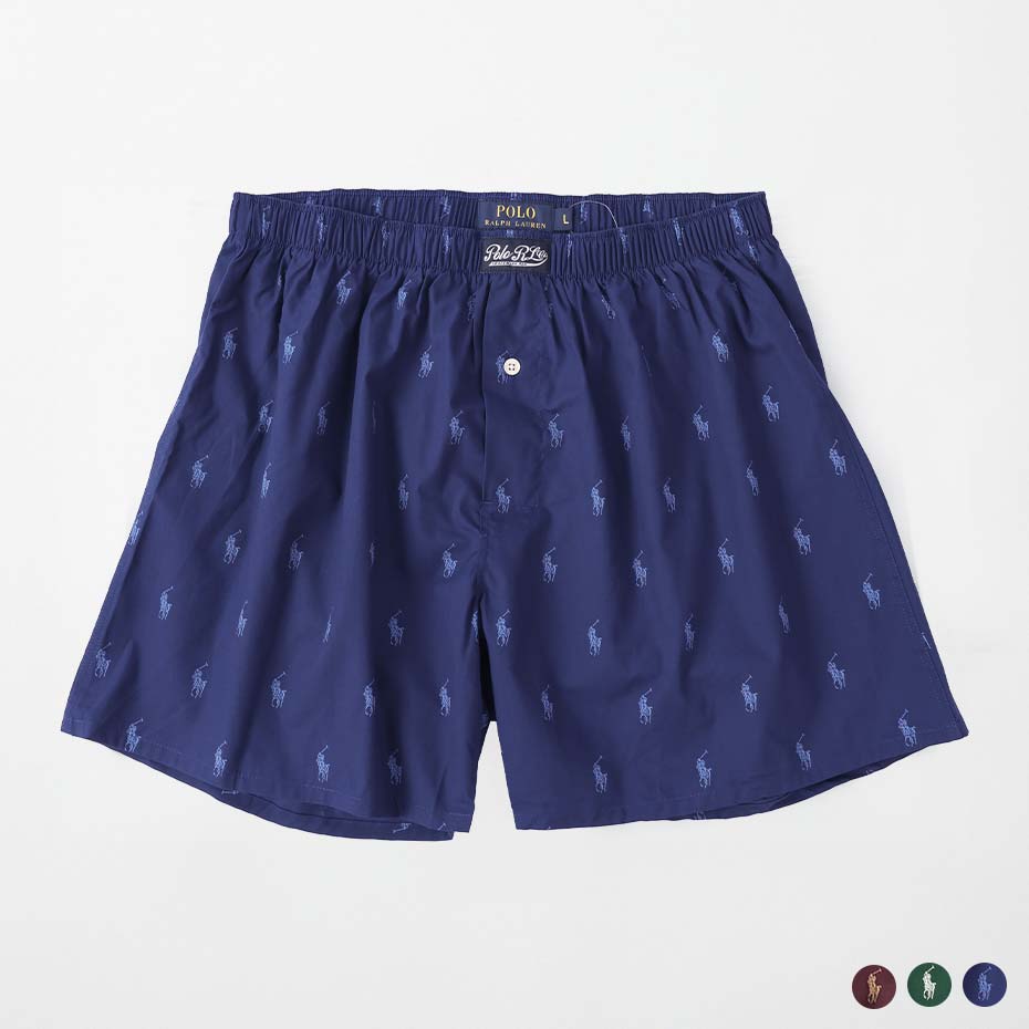 POLO RALPH LAUREN オールオーバーPP ウーブントランクス メンズ 前