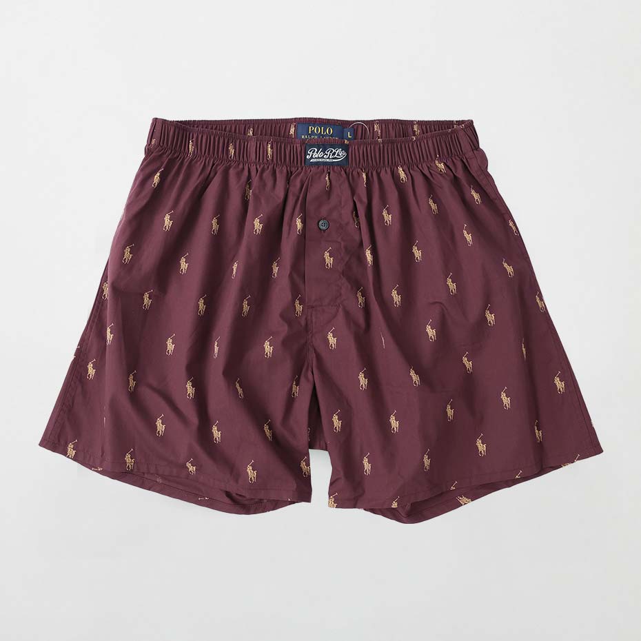 POLO RALPH LAUREN オールオーバーPP ウーブントランクス メンズ 前