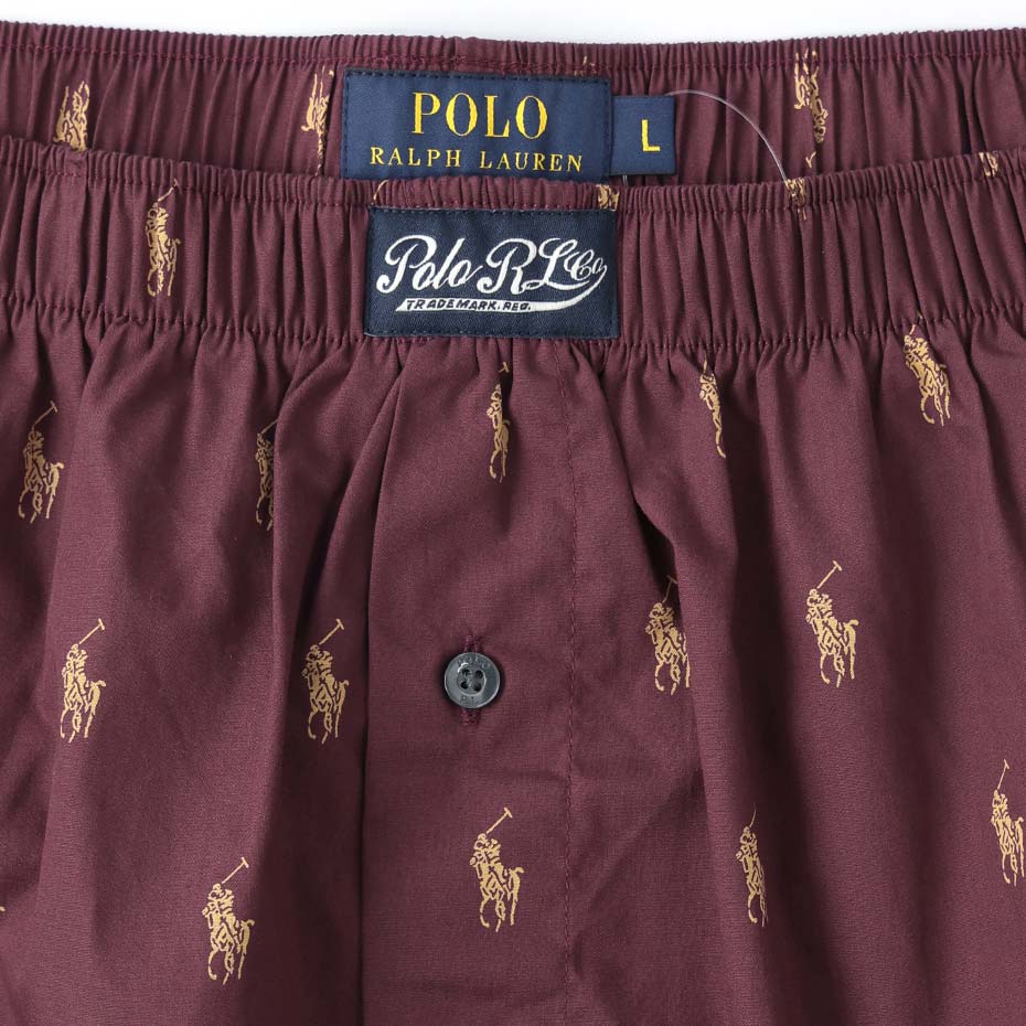 POLO RALPH LAUREN オールオーバーPP ウーブントランクス メンズ 前