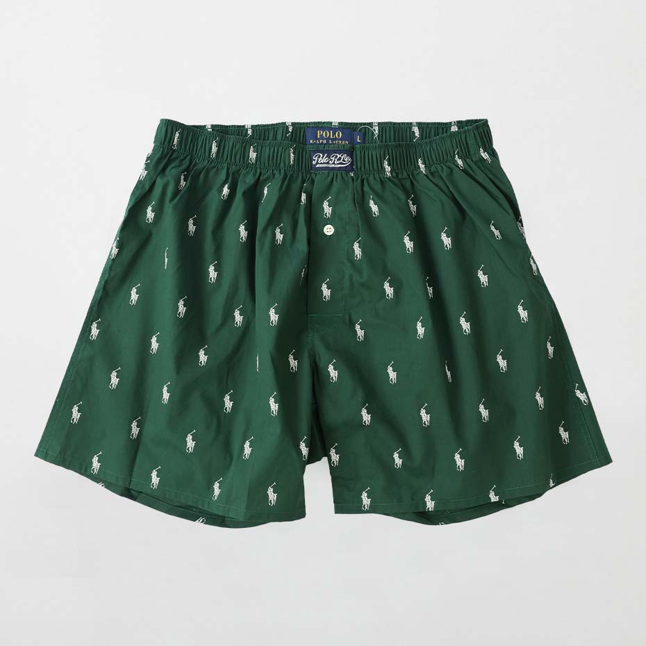 LLサイズ】POLO RALPH LAUREN オールオーバーPP ウーブントランクス