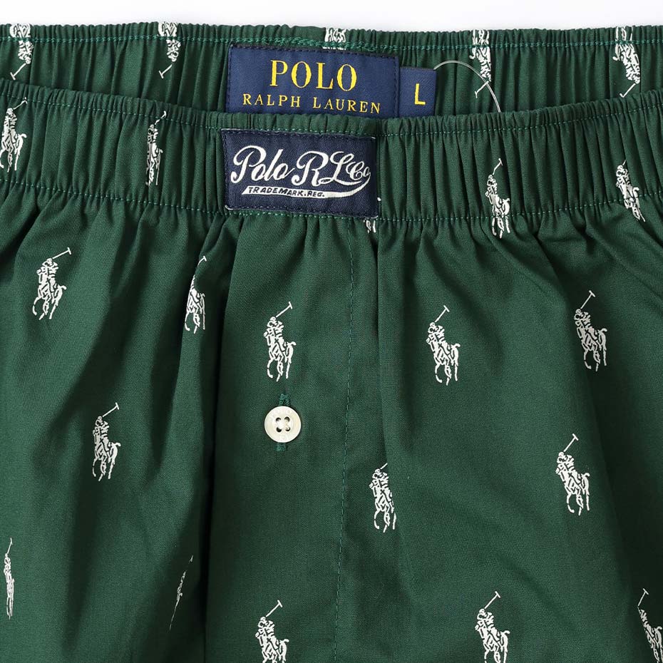 LLサイズ】POLO RALPH LAUREN オールオーバーPP ウーブントランクス
