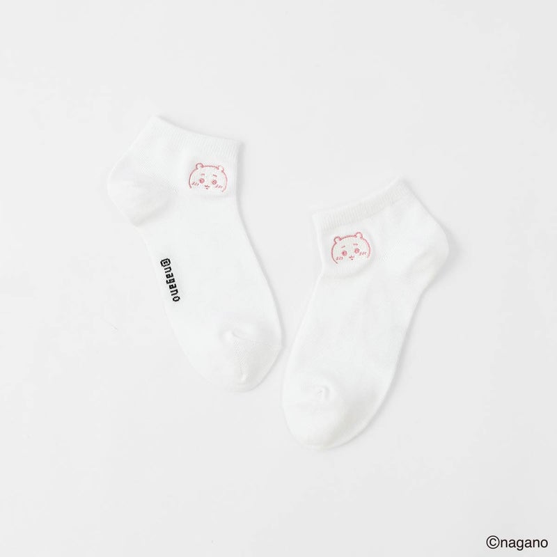 【3足セット】ちいかわフェイスちいかわハチワレうさぎスニーカー丈ソックスキッズ94153241