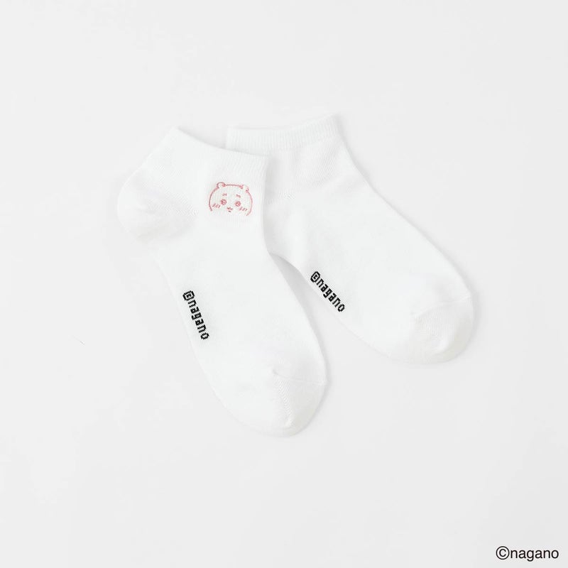 【3足セット】ちいかわフェイスちいかわハチワレうさぎスニーカー丈ソックスキッズ94153241