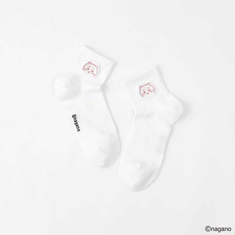 【3足セット】ちいかわフェイスちいかわハチワレうさぎショート丈ソックスキッズ94153242